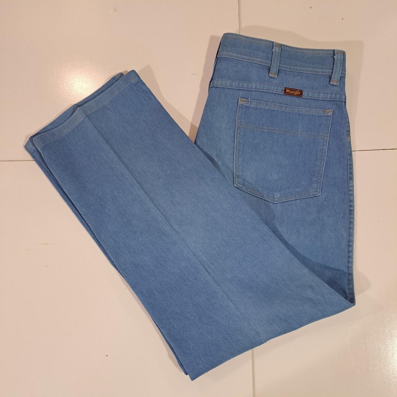 Vintage Wrangler Elite Jeans Very Lightwash denim... - Depop