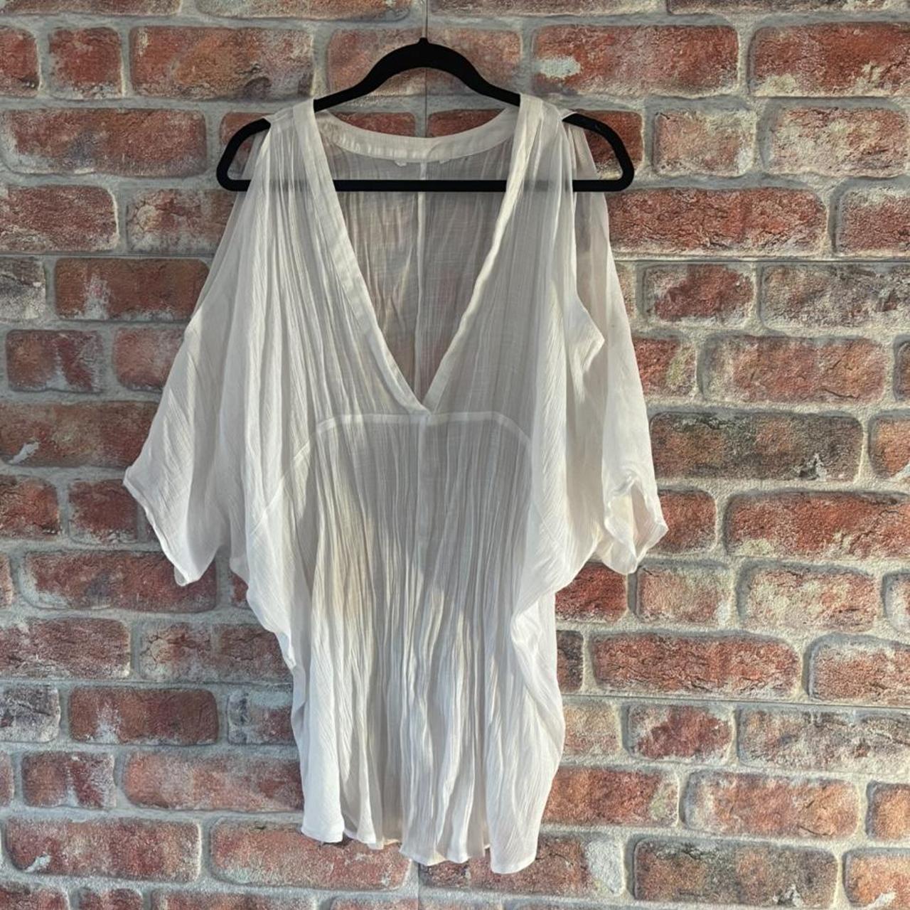 Matalan Women's White Coverups Depop