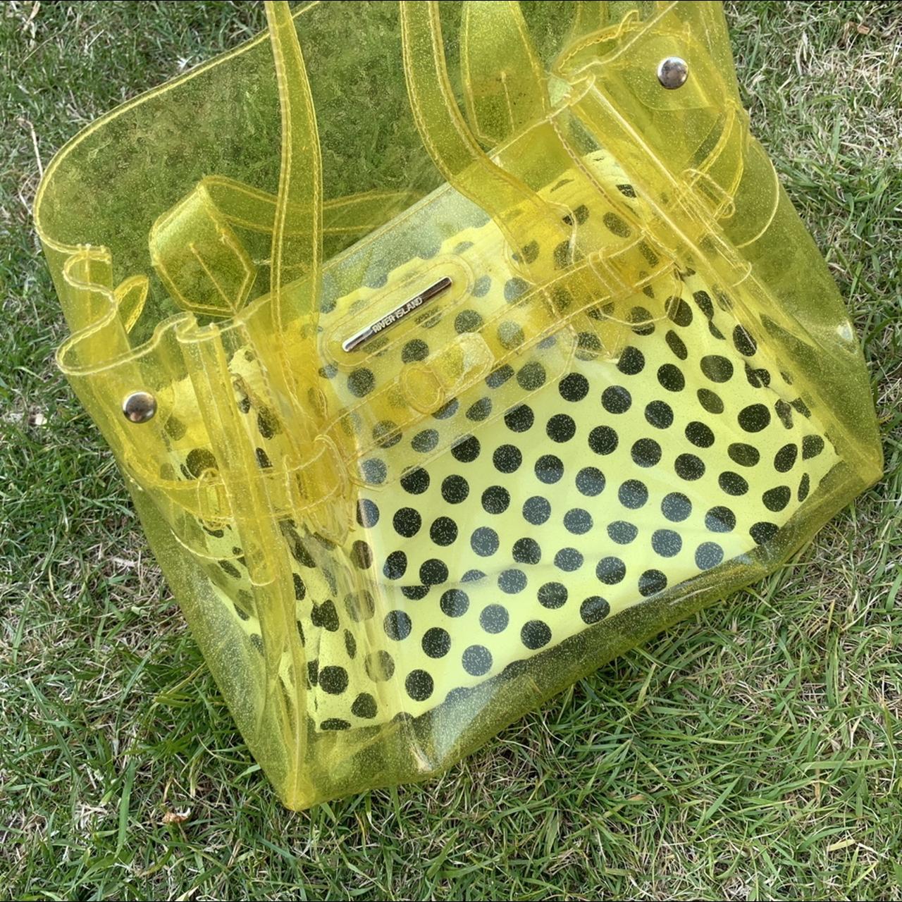 River island plastic discount bag