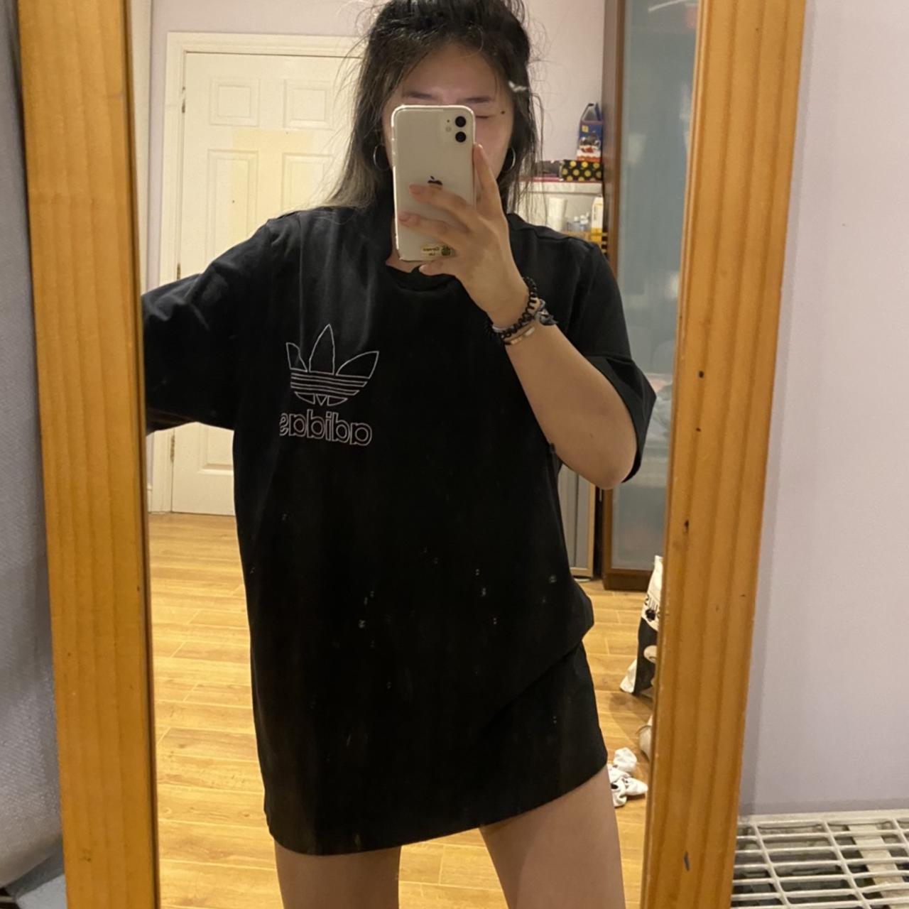 Adidas men Tshirt oversized tee Tshirt top can be... Depop