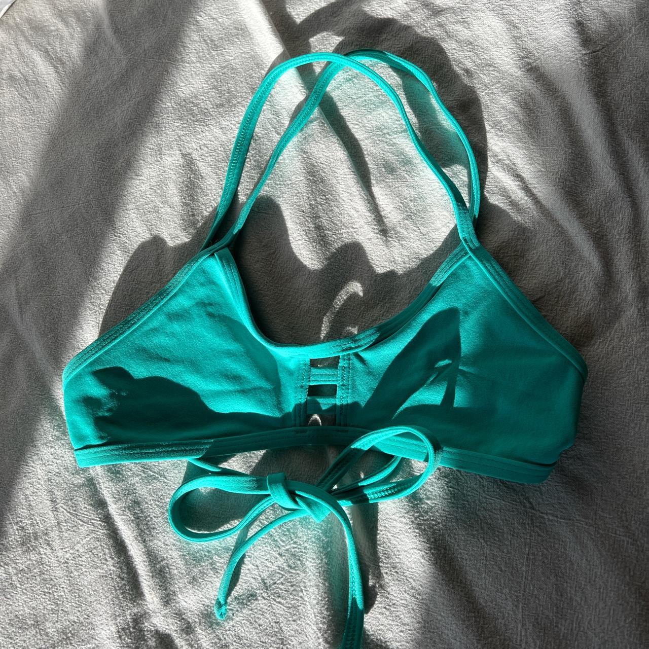 Women's Blue Bikini-and-tankini-tops | Depop