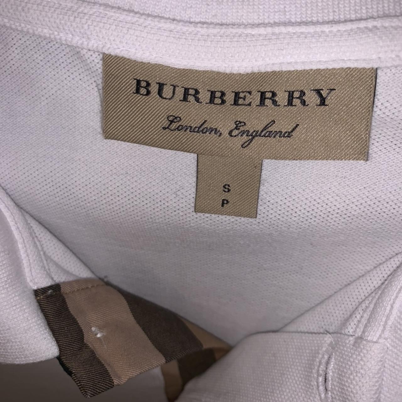 Burberry Polo Shirt Size Small. No marks no stains! - Depop