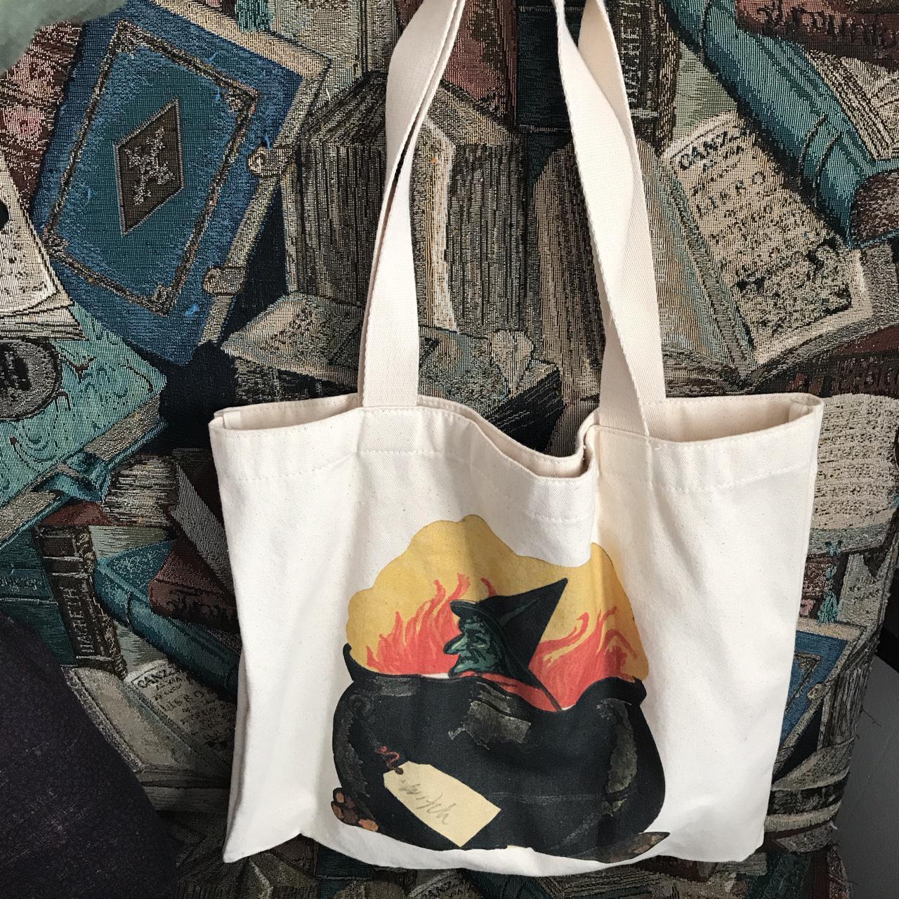 Target Men's Black and Cream Bag Depop