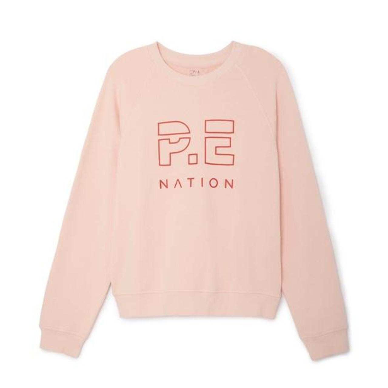 PE Nation jumper shuffle sweatshirt Pale pink Sold... - Depop