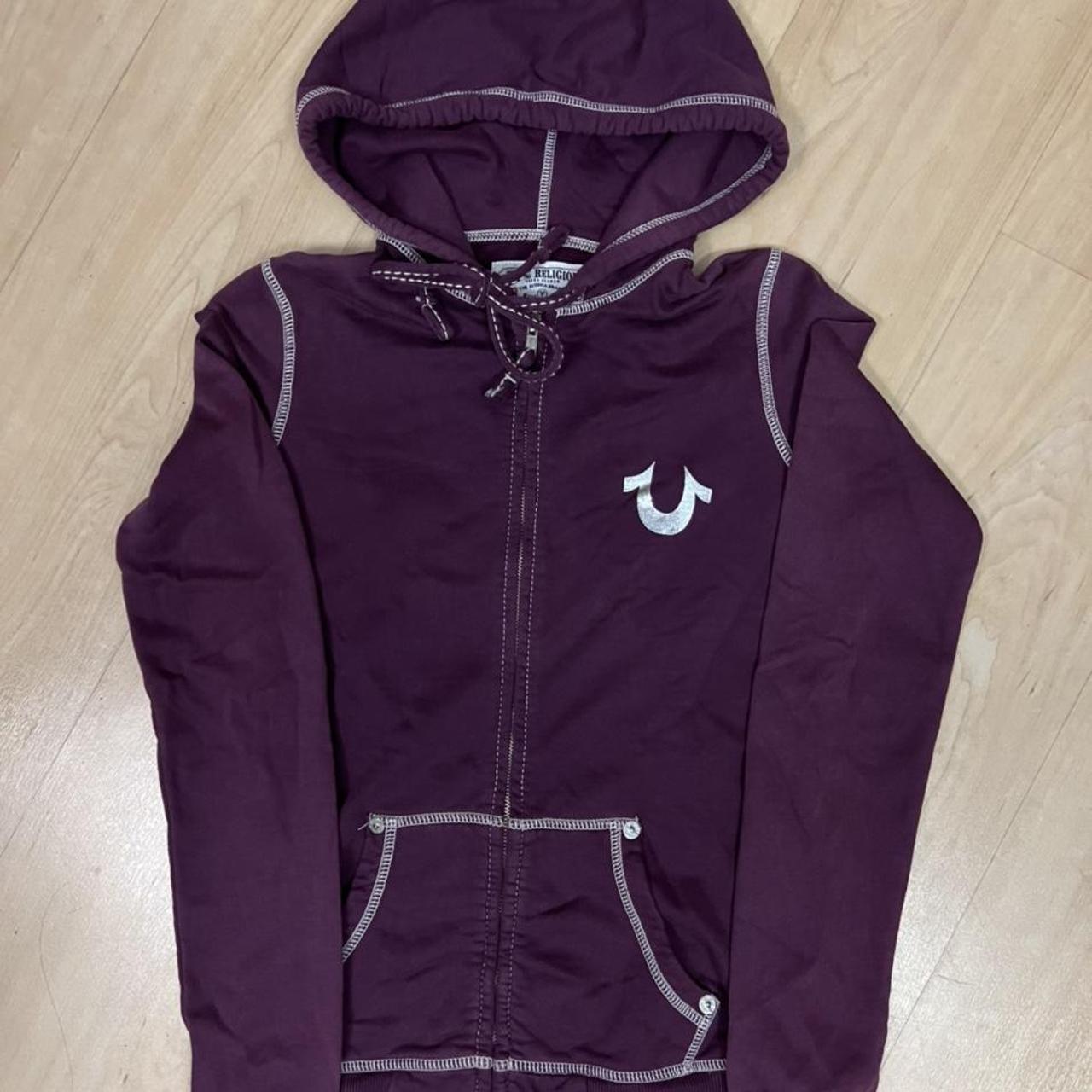 true religion purple jacket