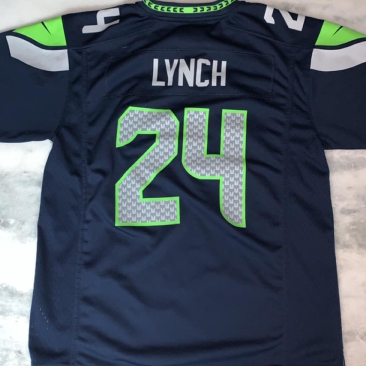 Marshawn Lynch Shirt 2XL Seattle Seahawks tee with - Depop