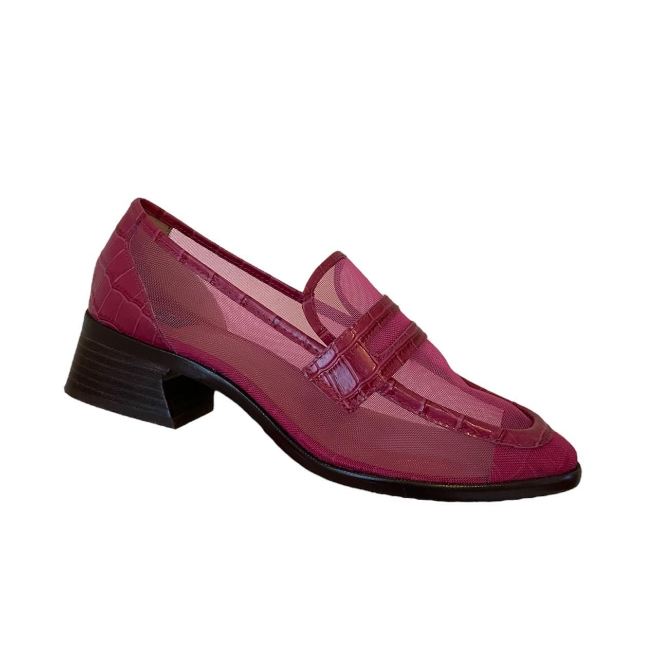 Zac Posen Women's Pink and Brown Loafers
