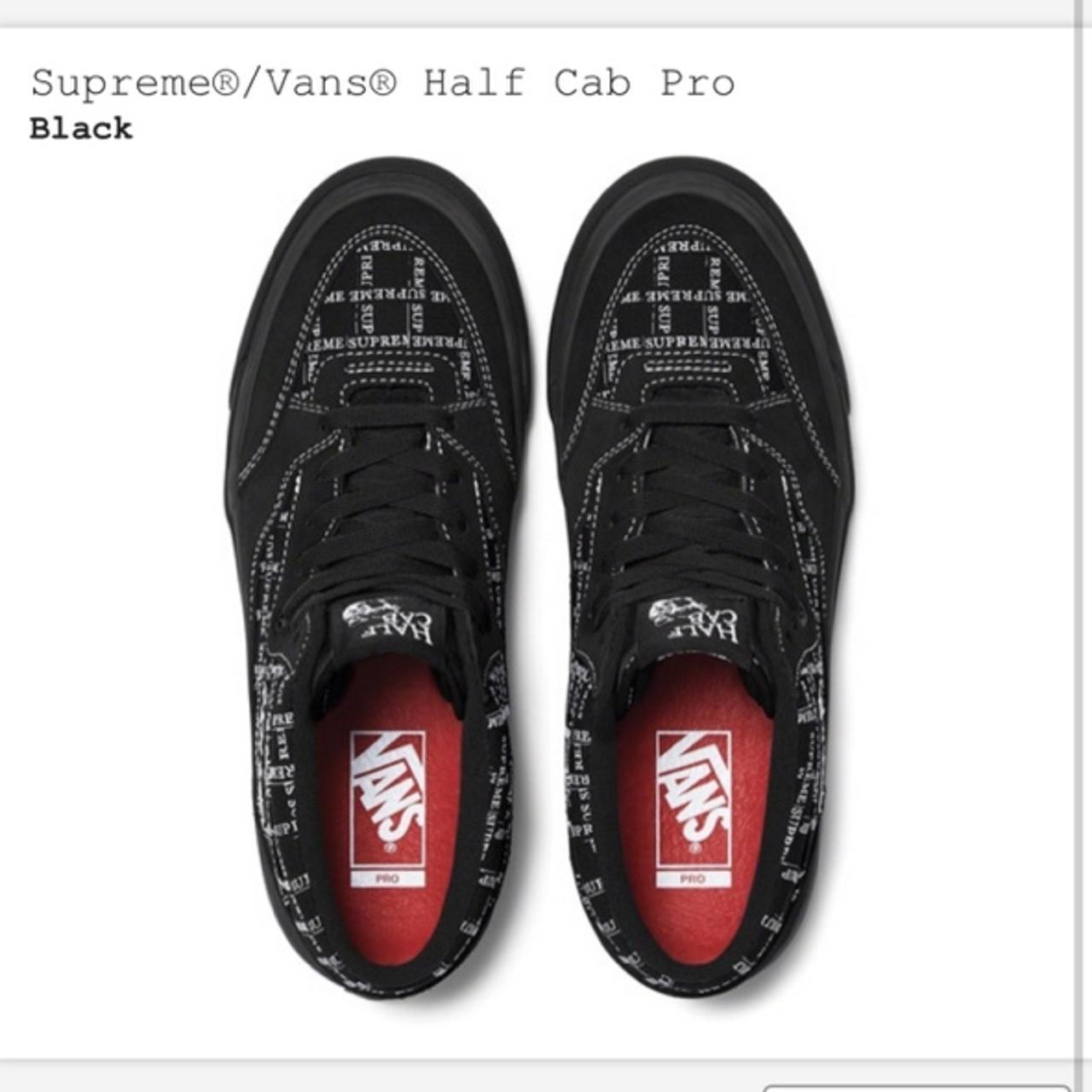 Supreme x Vans Half Cab & Old Skool Automne 2020 - Depop