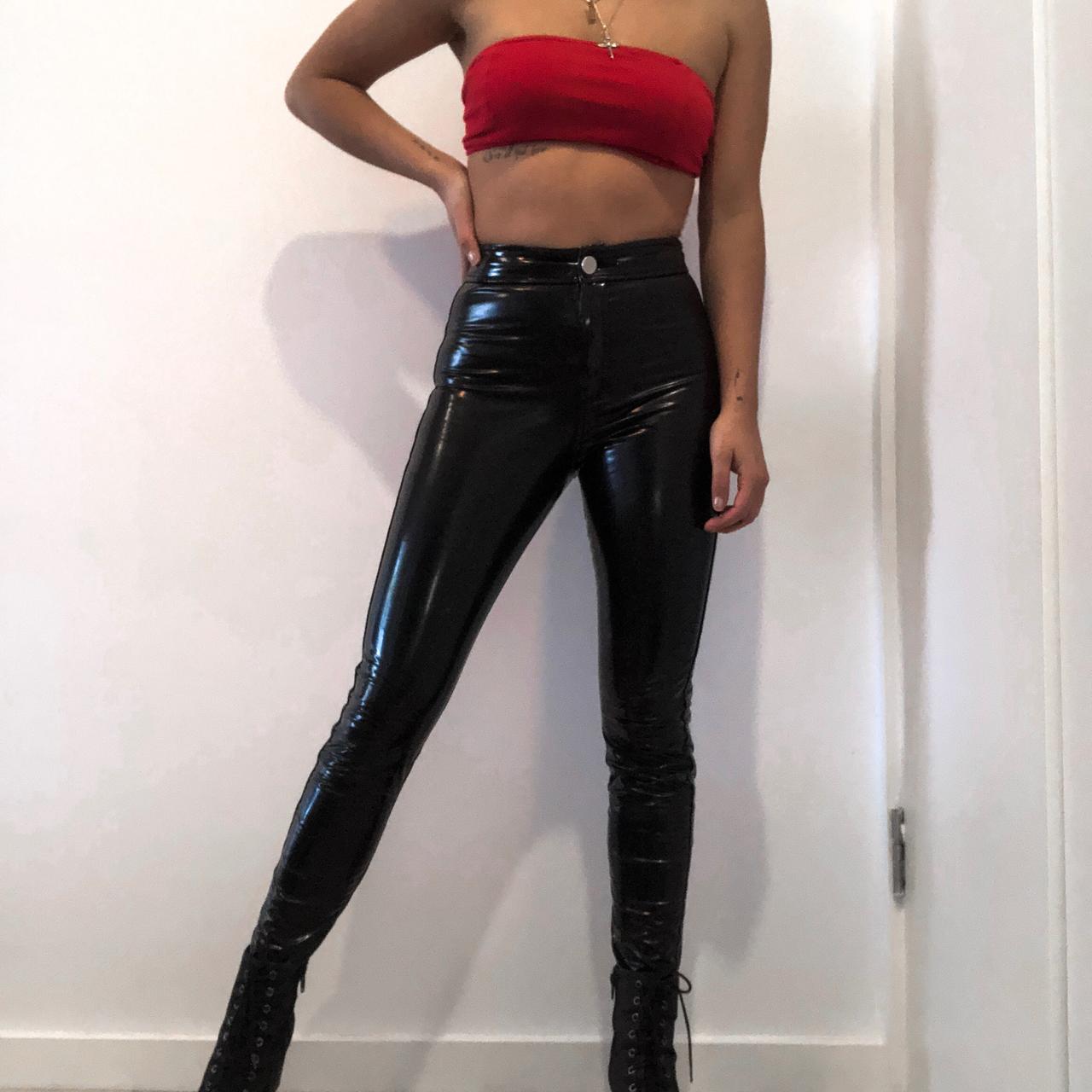 Vinyl on sale pants asos