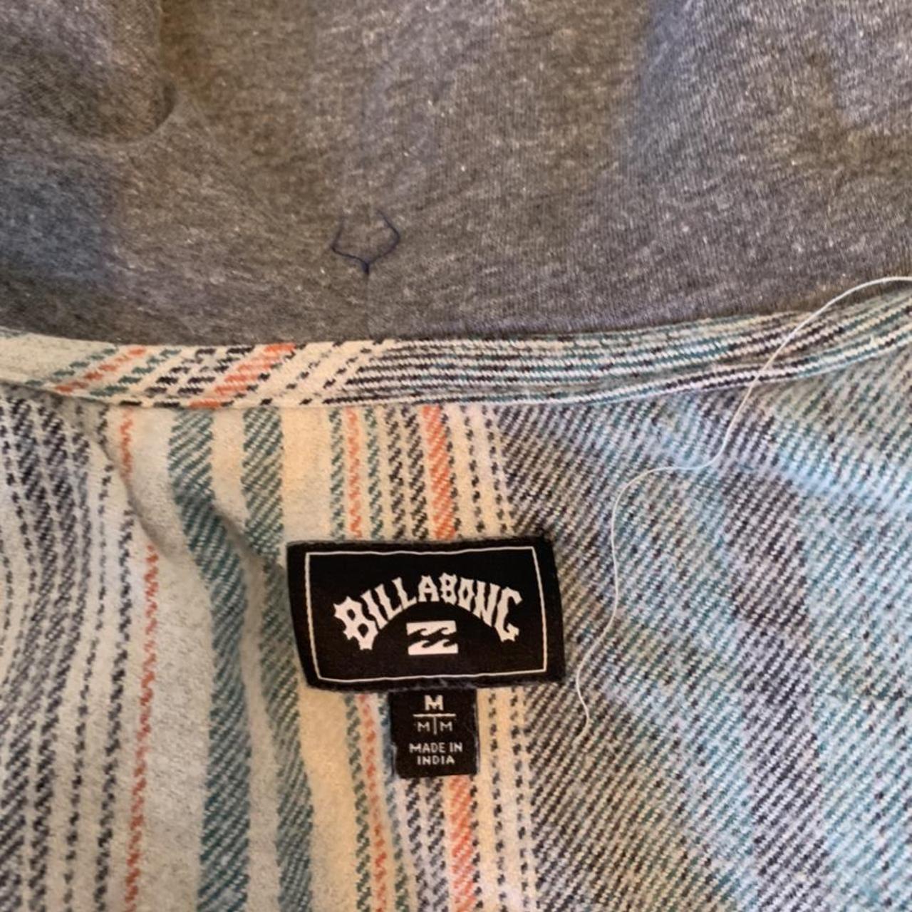 Hooded billabong flannel #billabong #beach #flannel - Depop