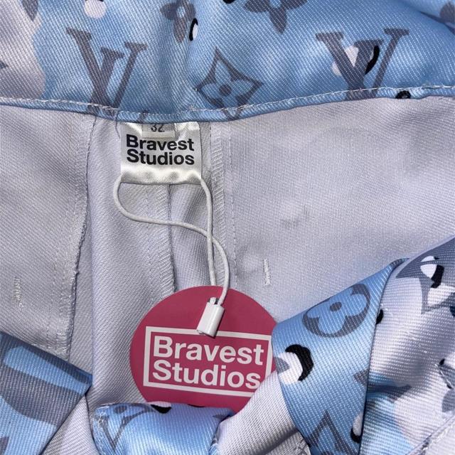 BRAVEST STUDIOS BLUE LV CARPENTER PANTS Size 32 but - Depop