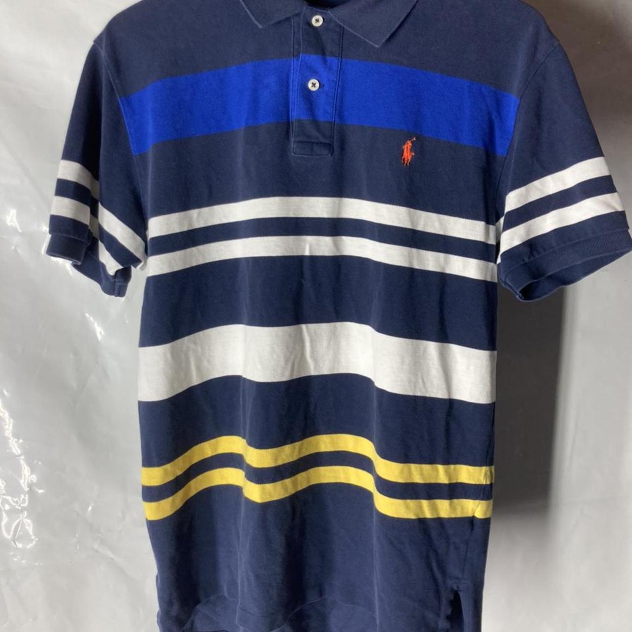 Polo Ralph Lauren button up shirt mens large striped... - Depop