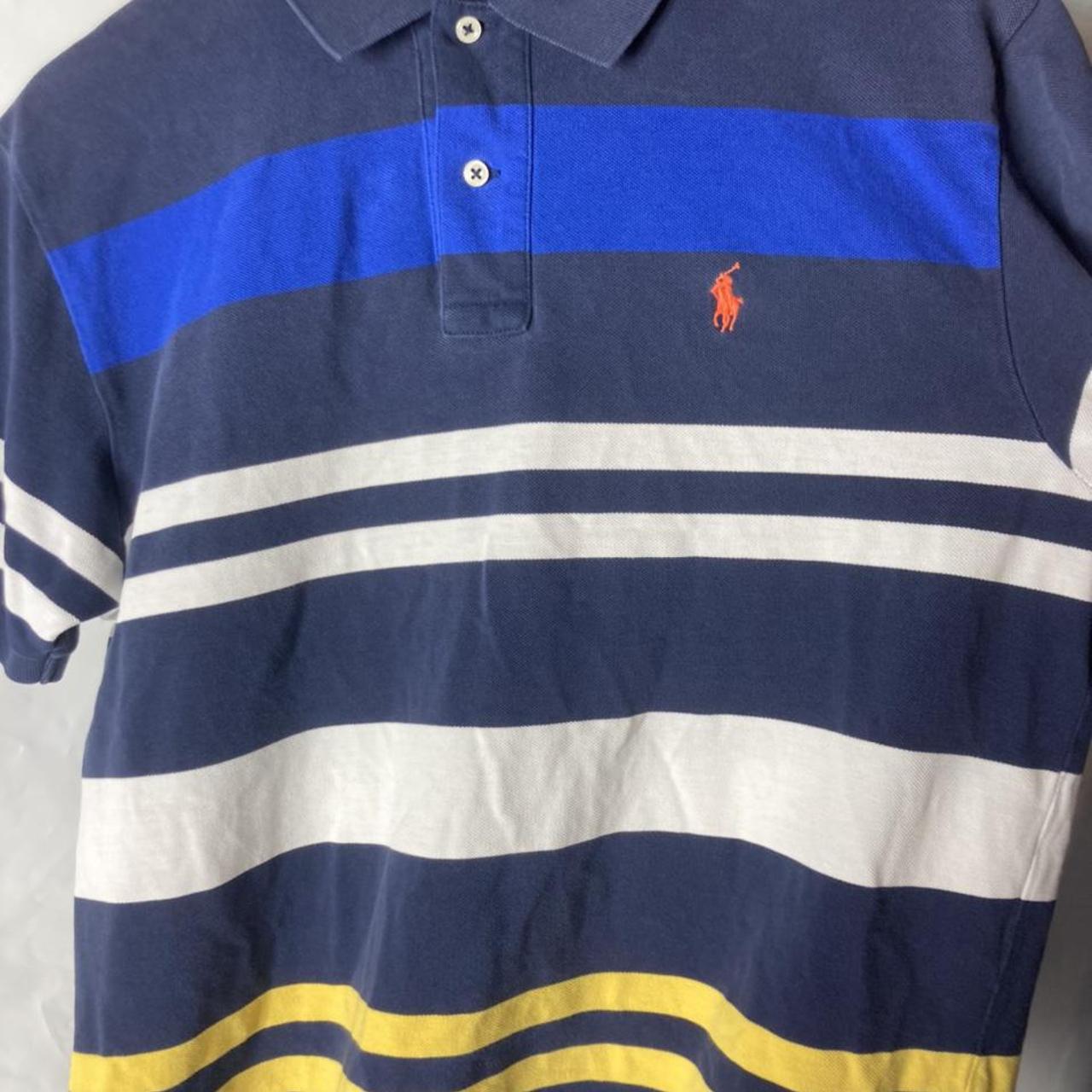 Polo Ralph Lauren button up shirt mens large striped... - Depop