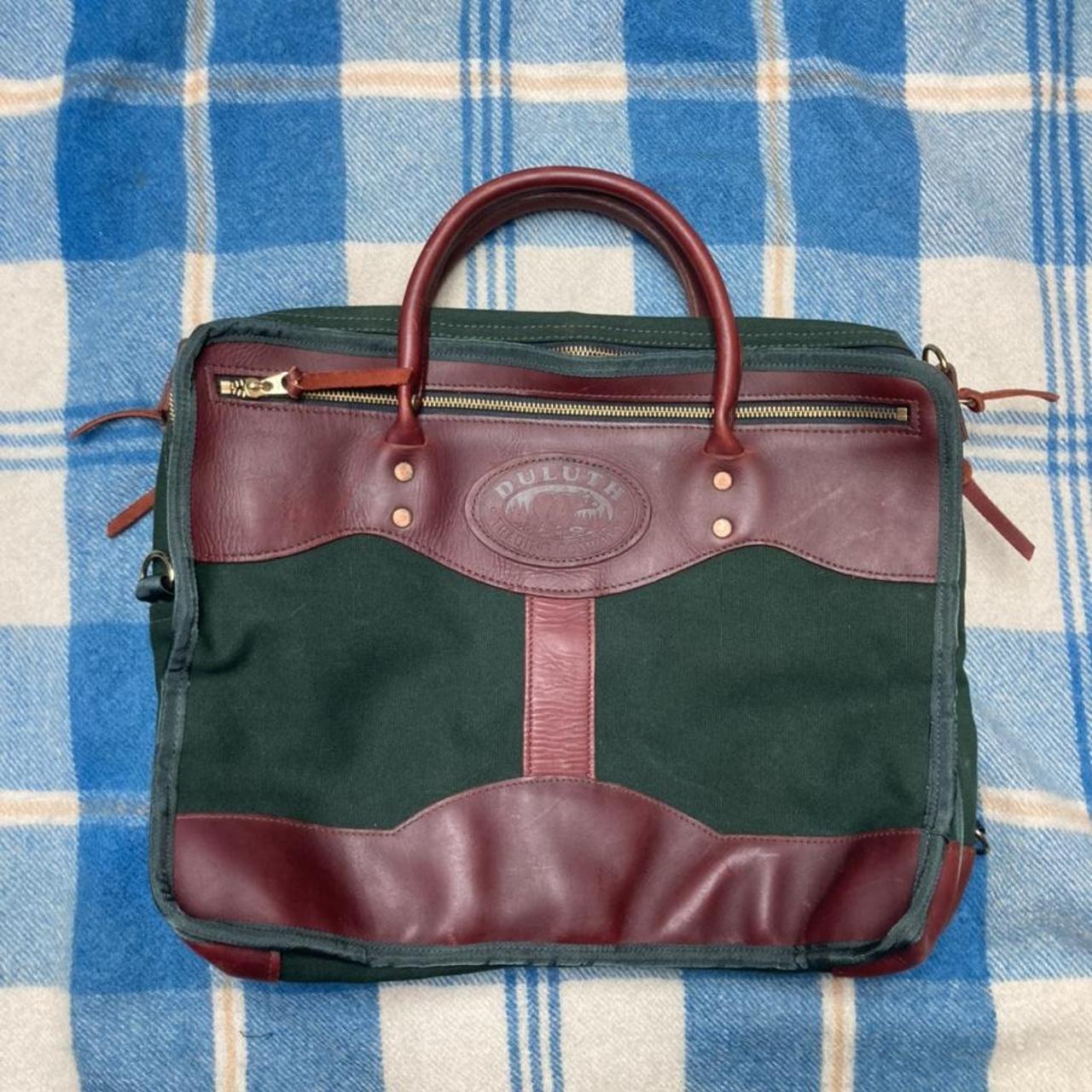 Duluth Trading Bag weekend briefcase laptop vintage... Depop