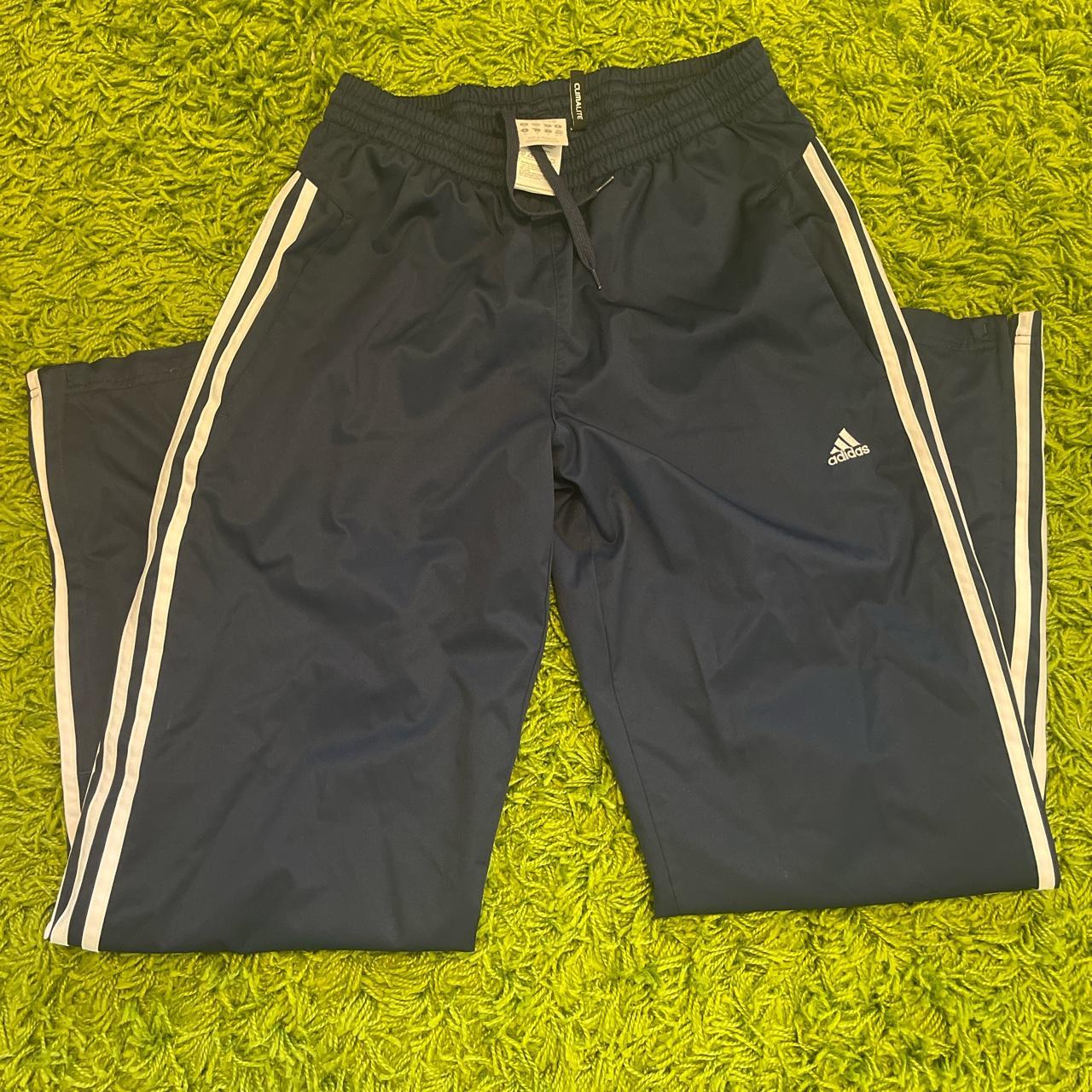 Adidas navy trackpants Super cute just way too big... - Depop