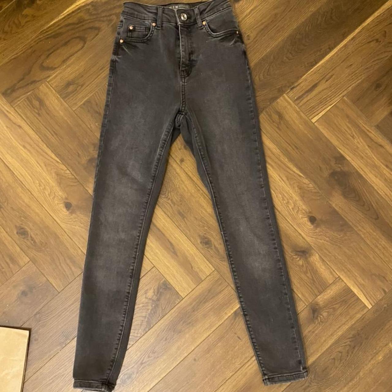 Primark Women's Grey and Black Jeans | Depop