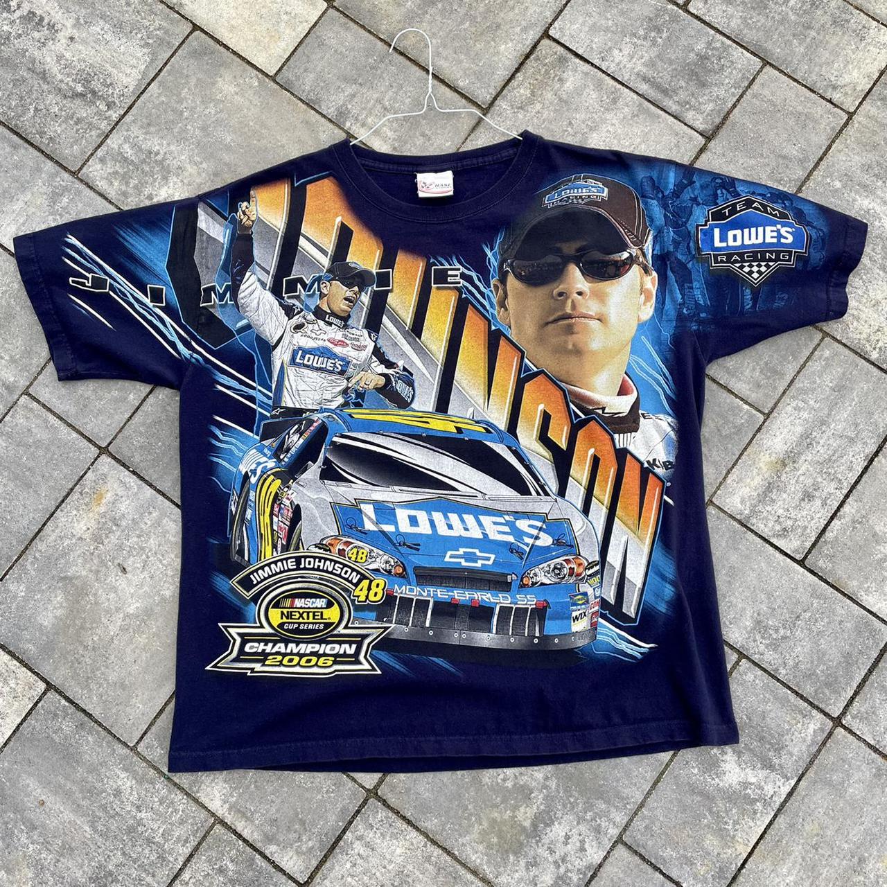 2006 Jimmie Johnson NASCAR Champion All Over Print... - Depop