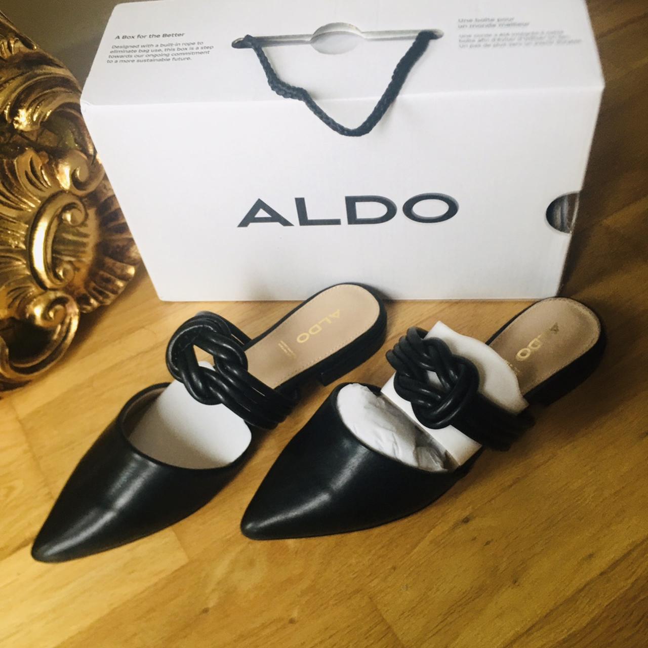 Aldo leopard hot sale mules