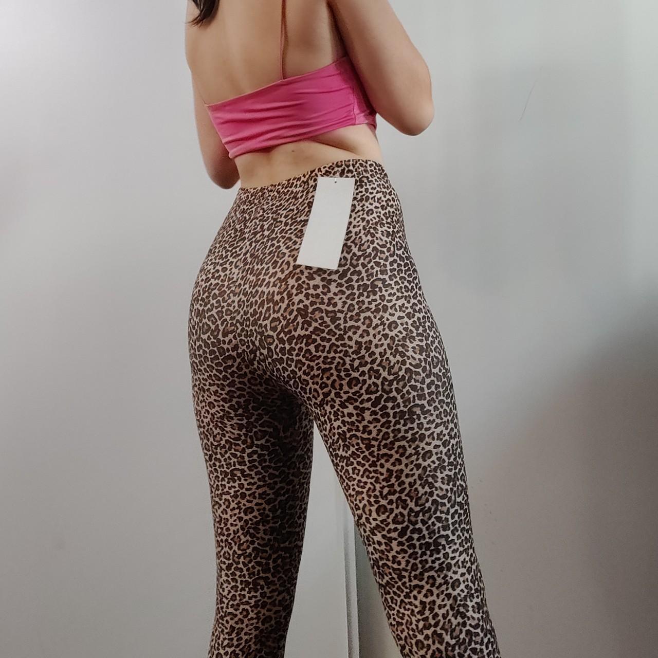 Full length cheetah print leggings. So soft, softest - Depop