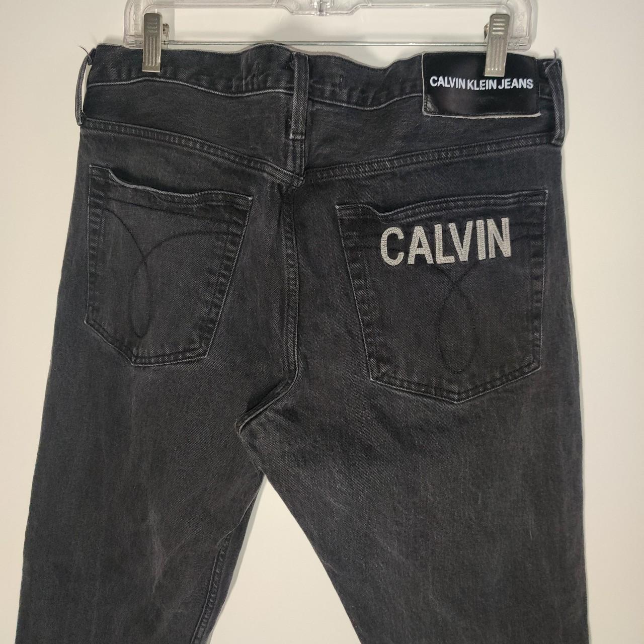 Calvin Klein Jeans Men's Black Jeans Depop
