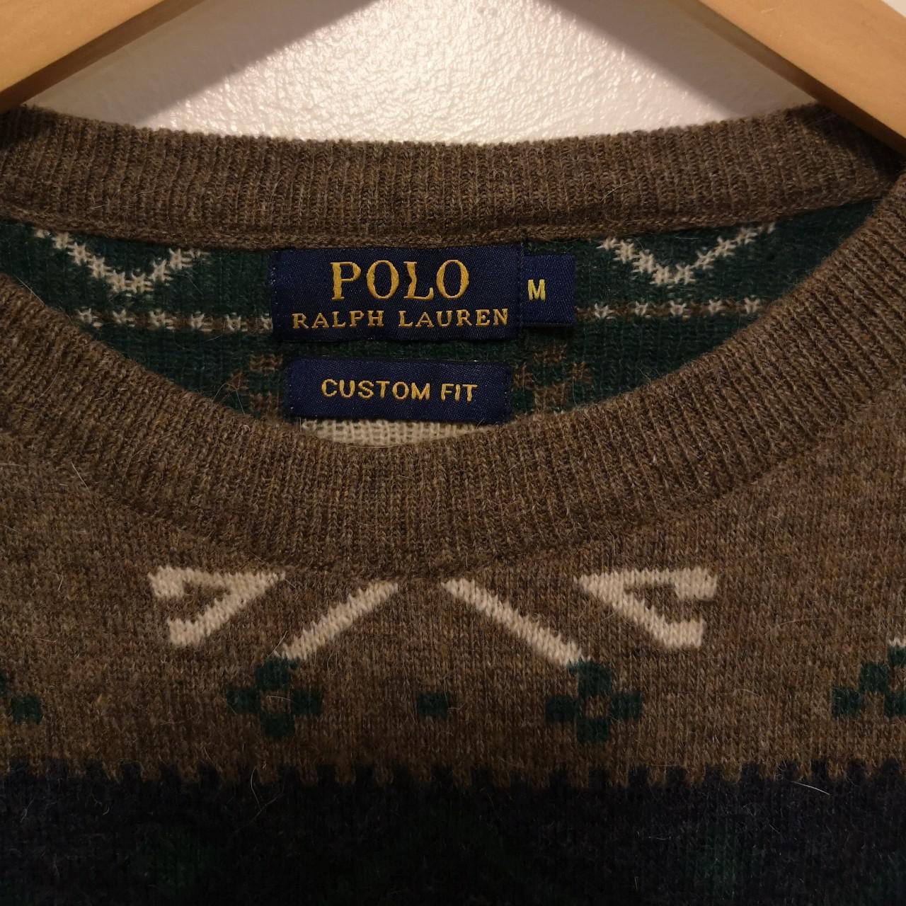 Polo Ralph Lauren Wool Sweater Fair Isle Pattern - Depop