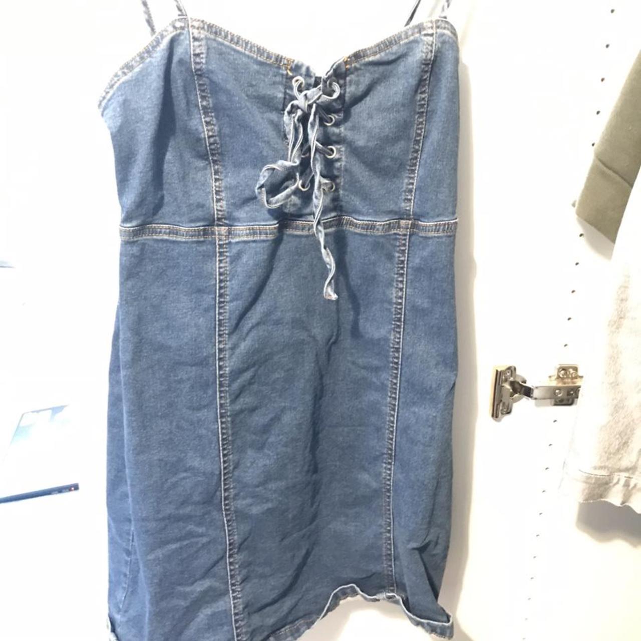Primark Women's Blue Dress Depop