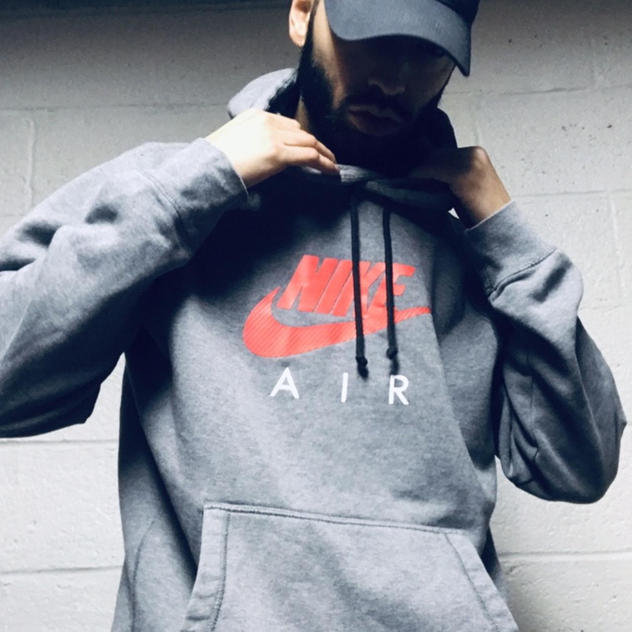 Nike Therma-Fit Navy Blue Patriots Hoodie - Depop