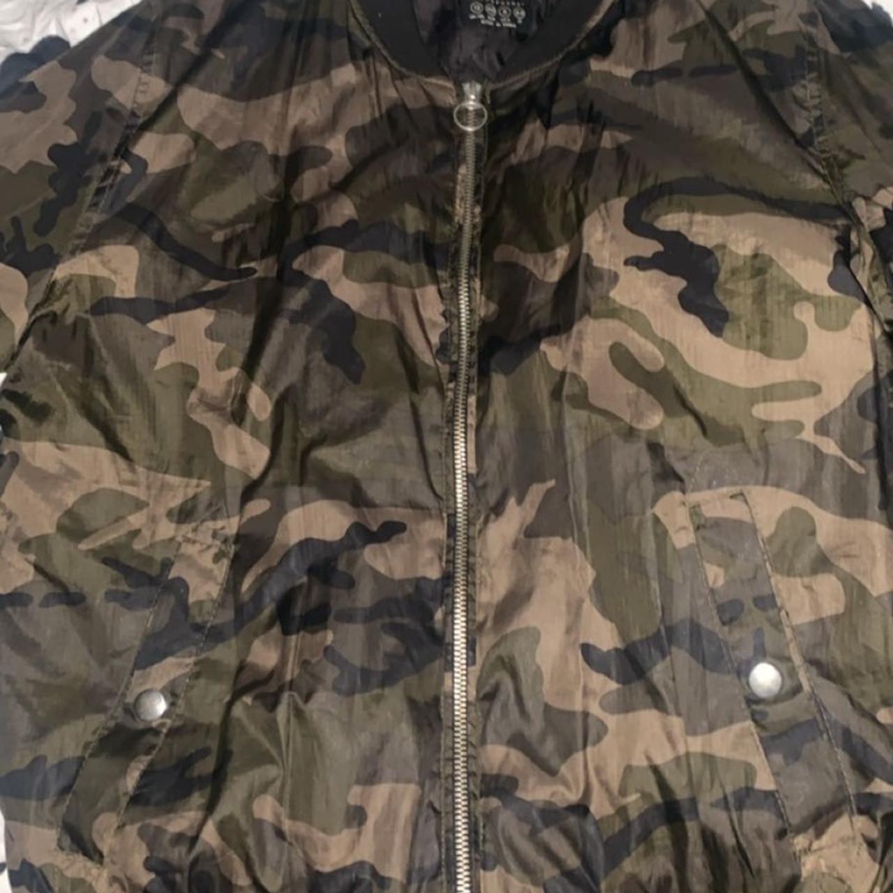 Camo bomber cheap jacket primark