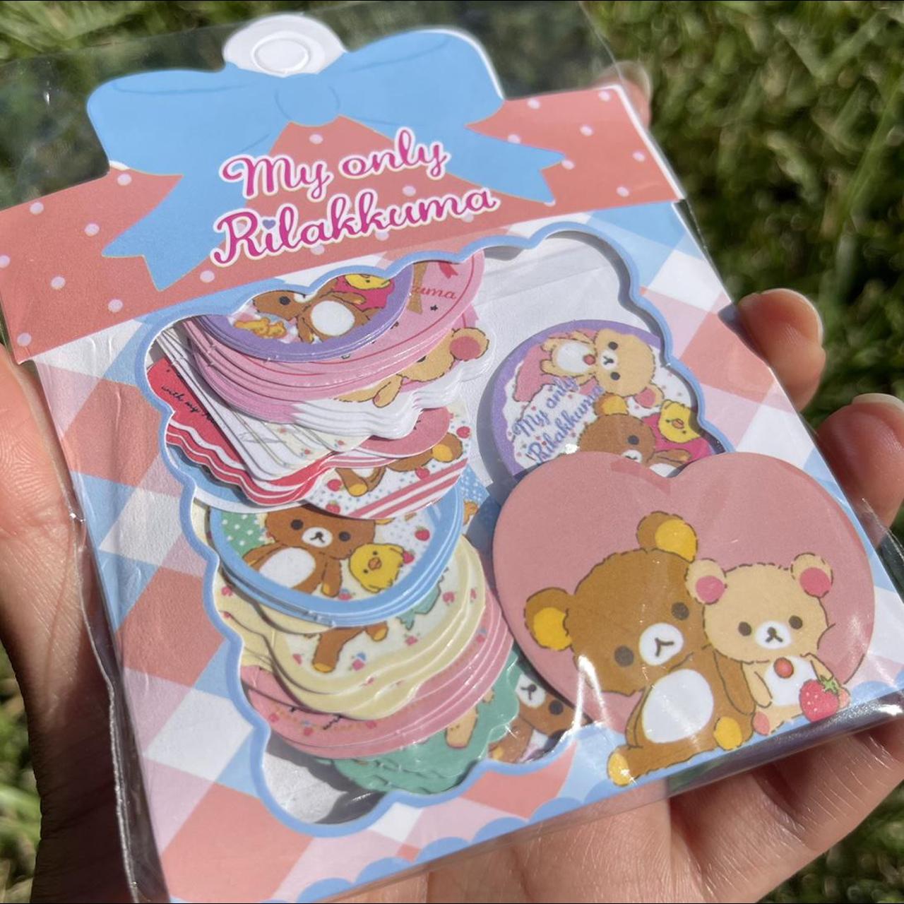 💜 Rilakkuma Strawberry Sticker Sheet (LAST ONE - Depop