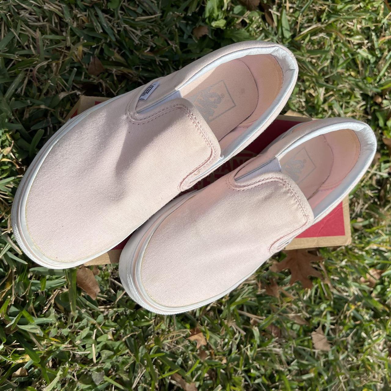 Light Pink Vans Slip Ons Used Them A Few Times Depop