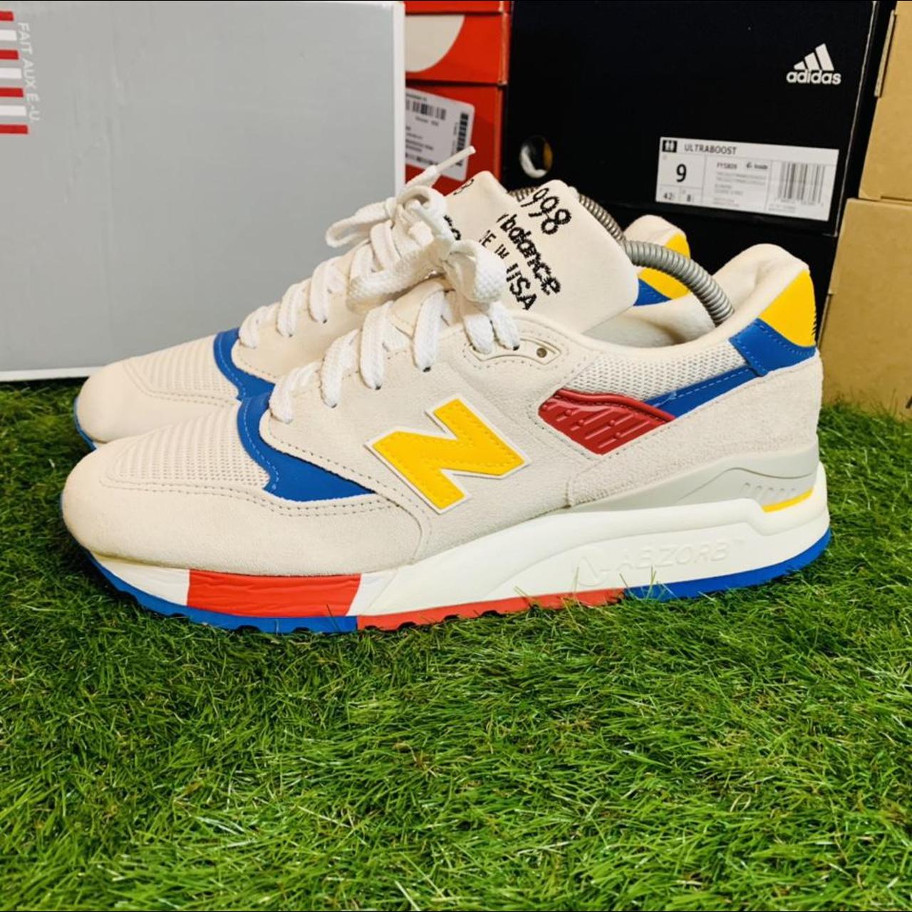 New balance 998 x J crew Beach ball Sz