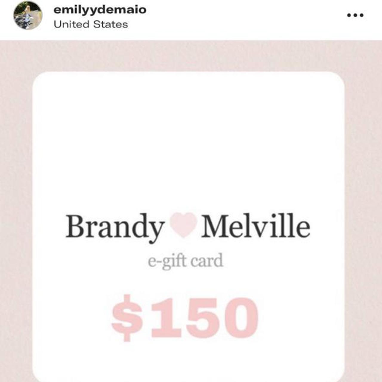 Brandy Melville E-Gift Card