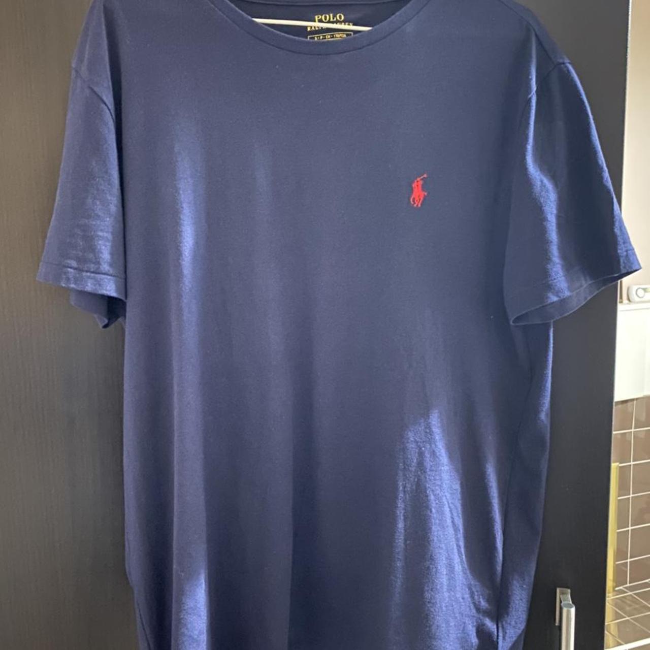 Ralph Lauren Navy T shirt Size - Small Condition -... - Depop