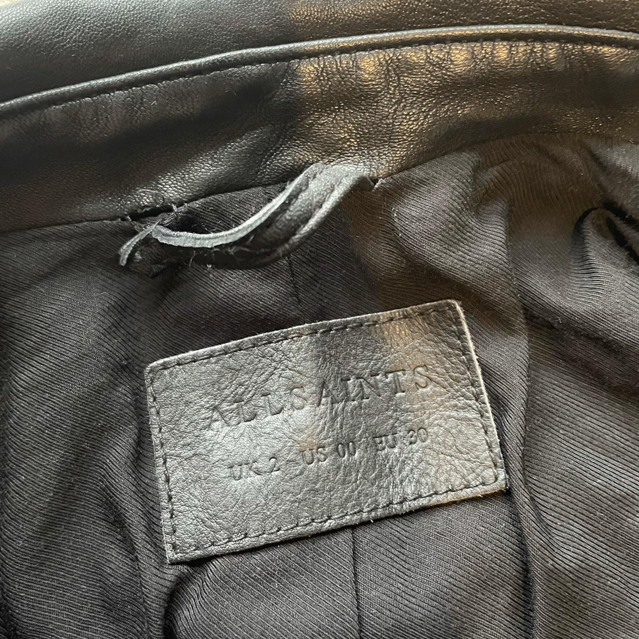 ALLSAINTS Leather Biker Jacket Rare piece,... - Depop