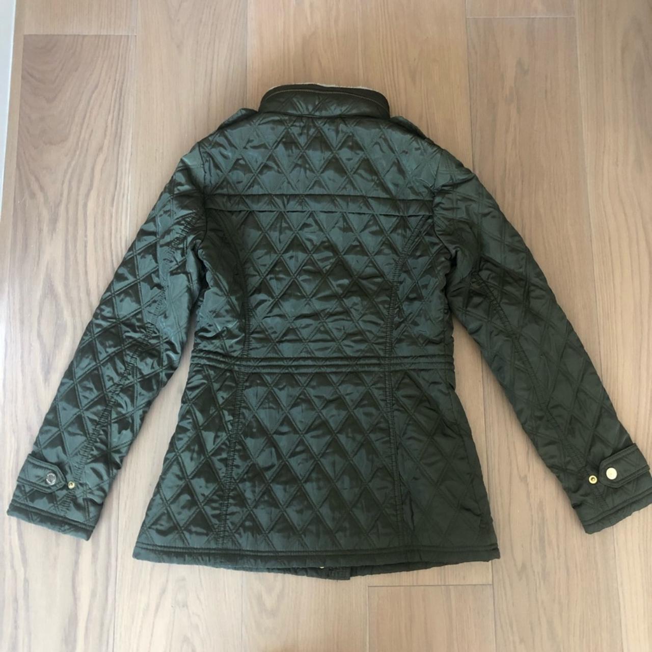 MICHAEL Michael Kors Women's Khaki and Green Jacket | Depop