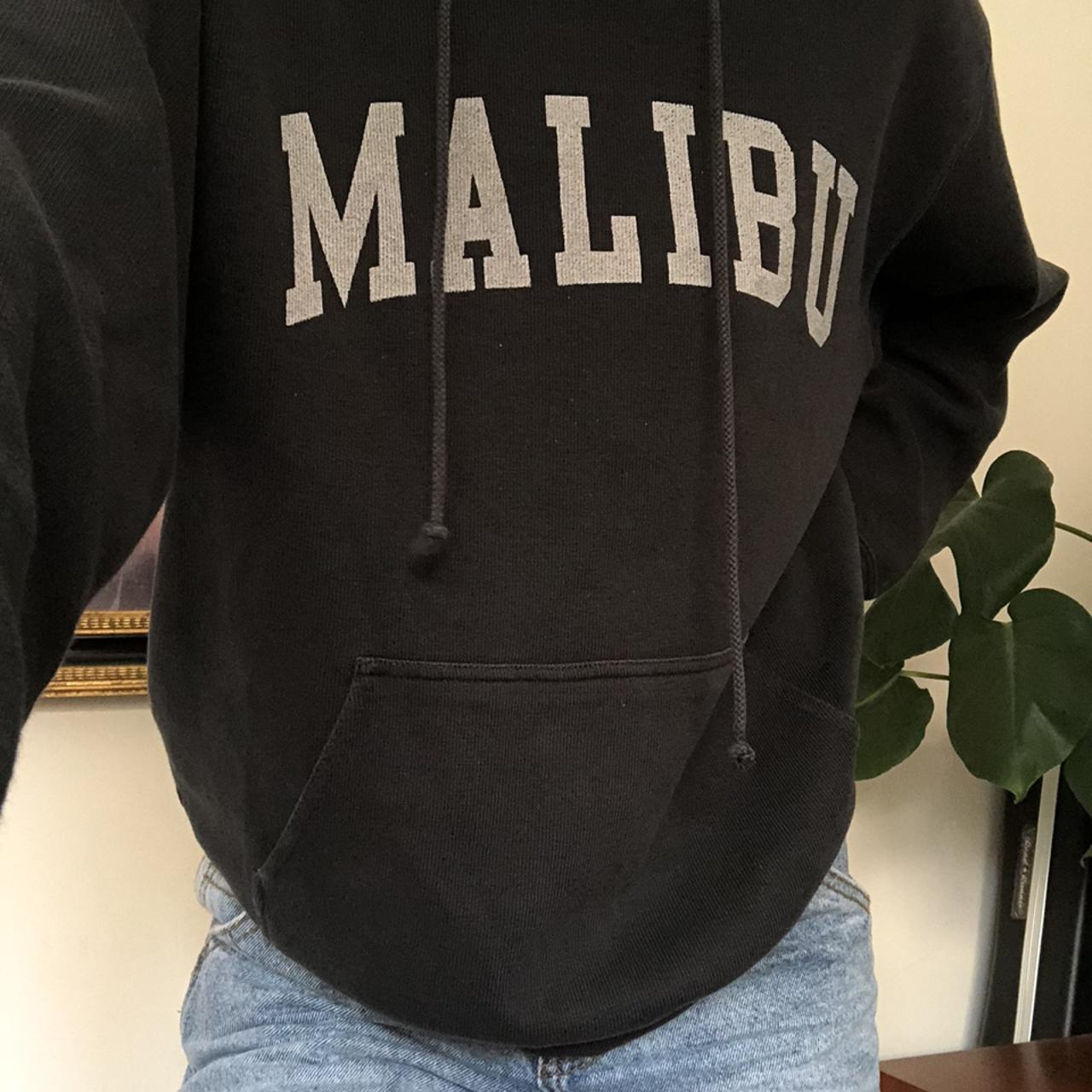 brandy melville malibu drawstring hoodie i dont... Depop