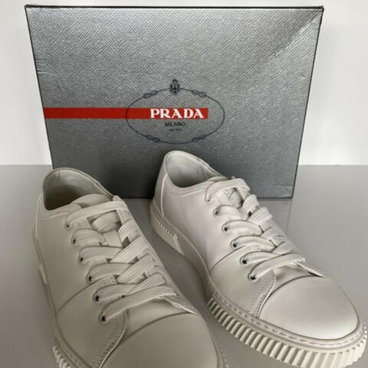 Women s White Prada Sneakers Designer PRADA Size