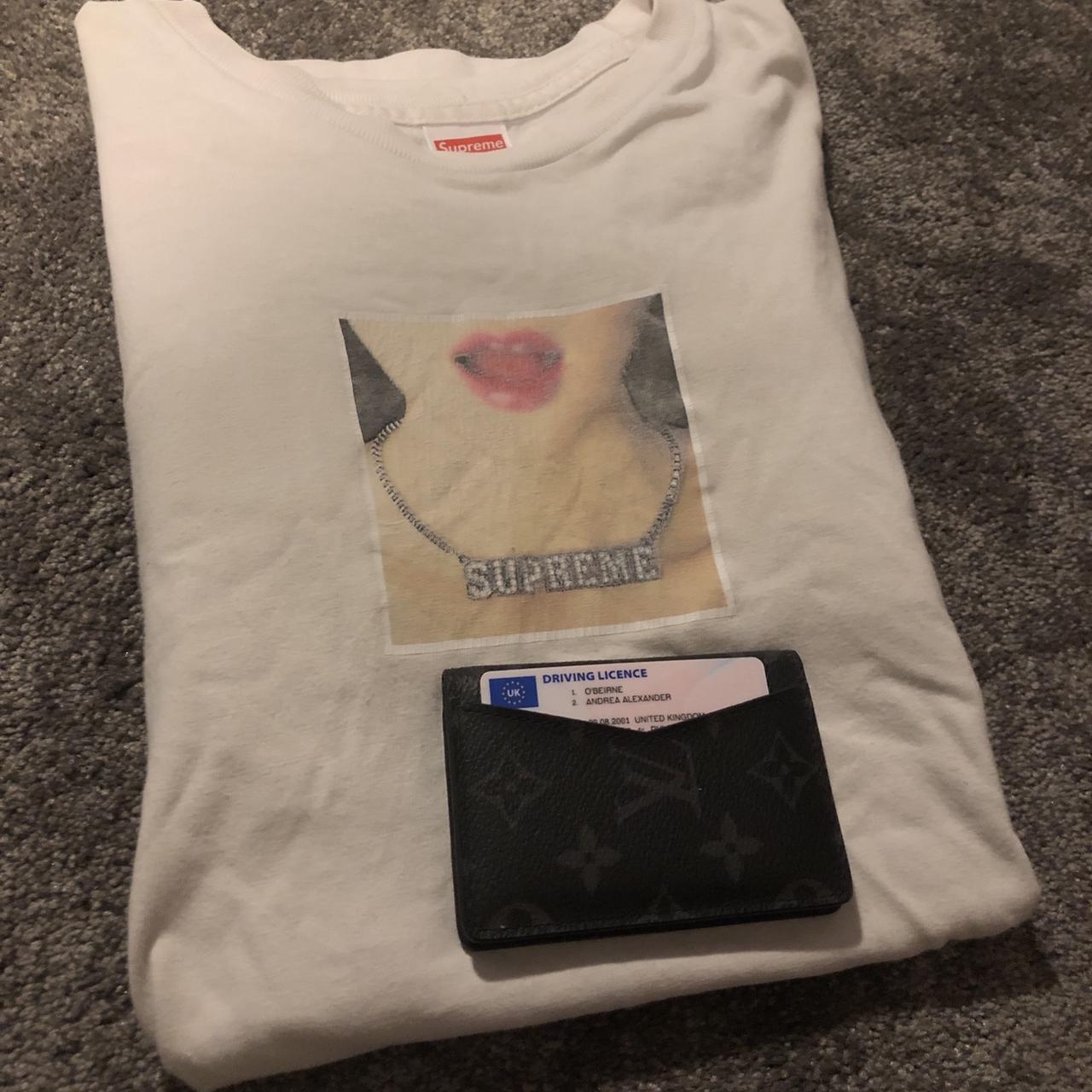 Supreme hotsell lips tee