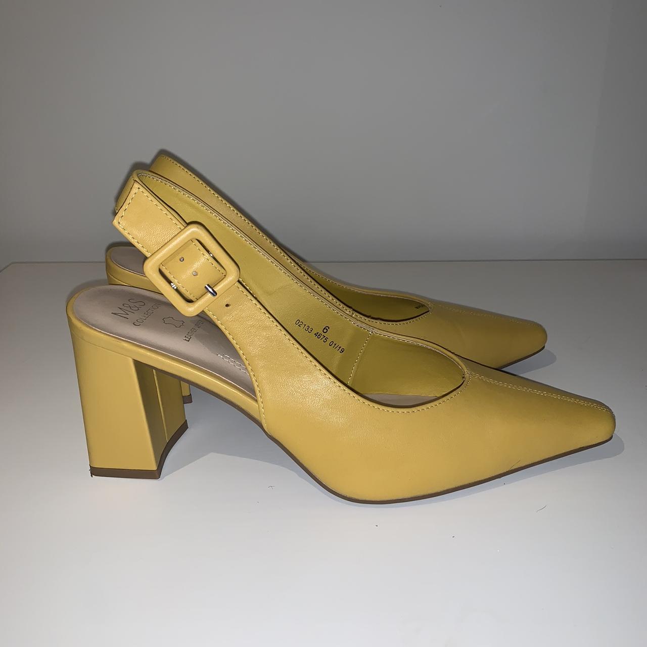 Marks and store spencer mustard shoes