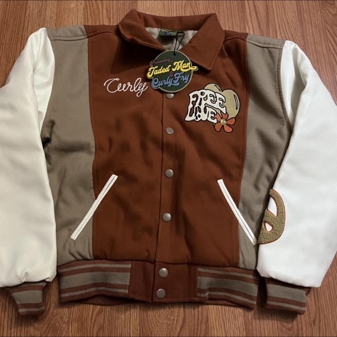 Jaded London free love curly fry collab varsity | Depop