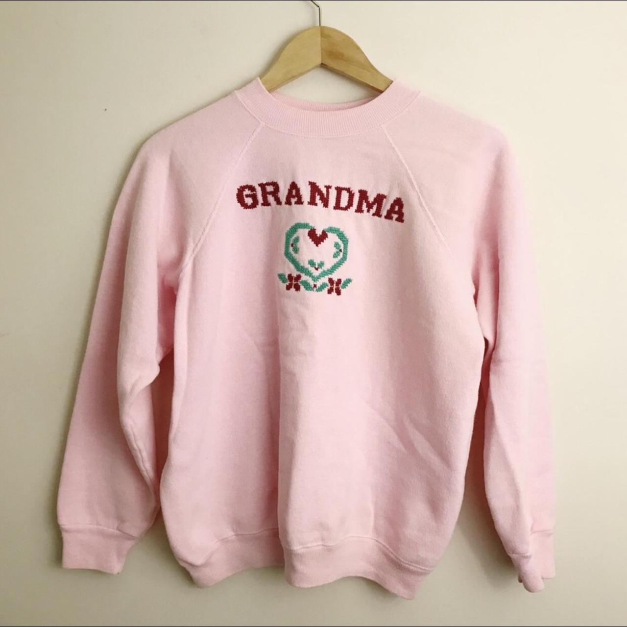 Hanes Women's Pink Sweatshirt Depop