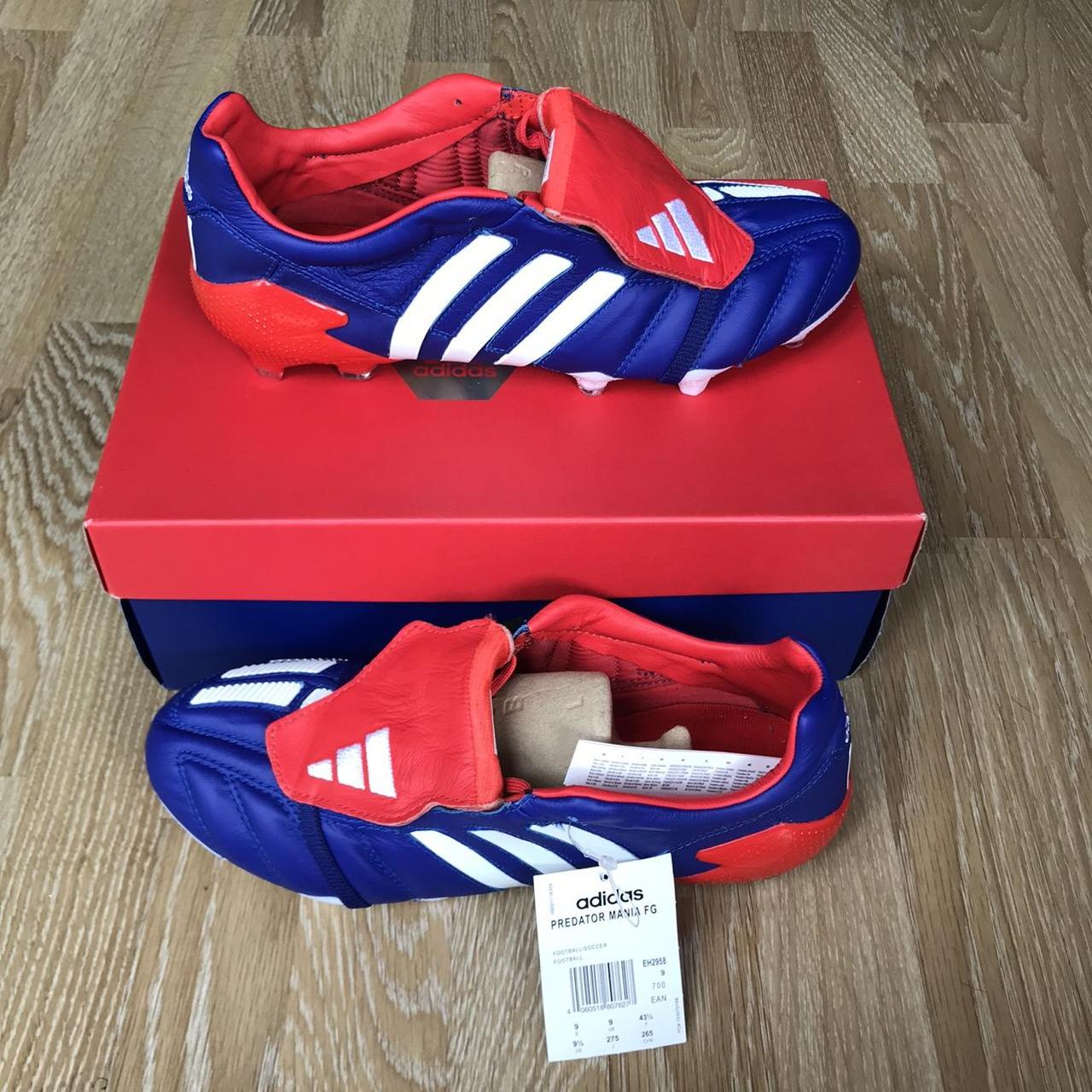 Adidas Predator Mania FG Football Boots ActBlue /... - Depop