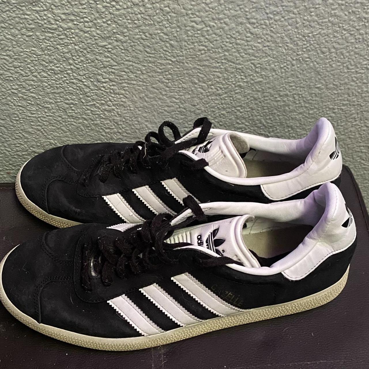 ADIDAS ORIGINALS GAZZELE “BLACK” x Size / 9 UK x... - Depop