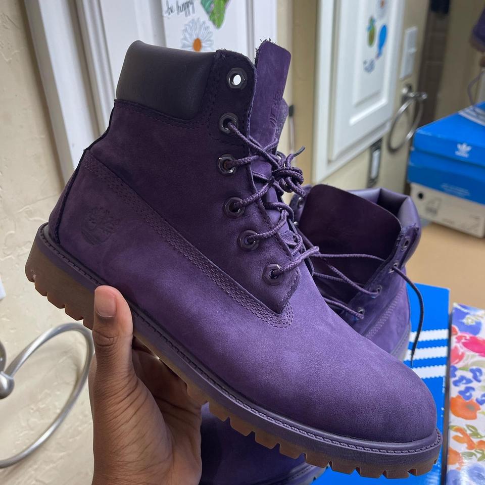 Womens purple shop timberland boots