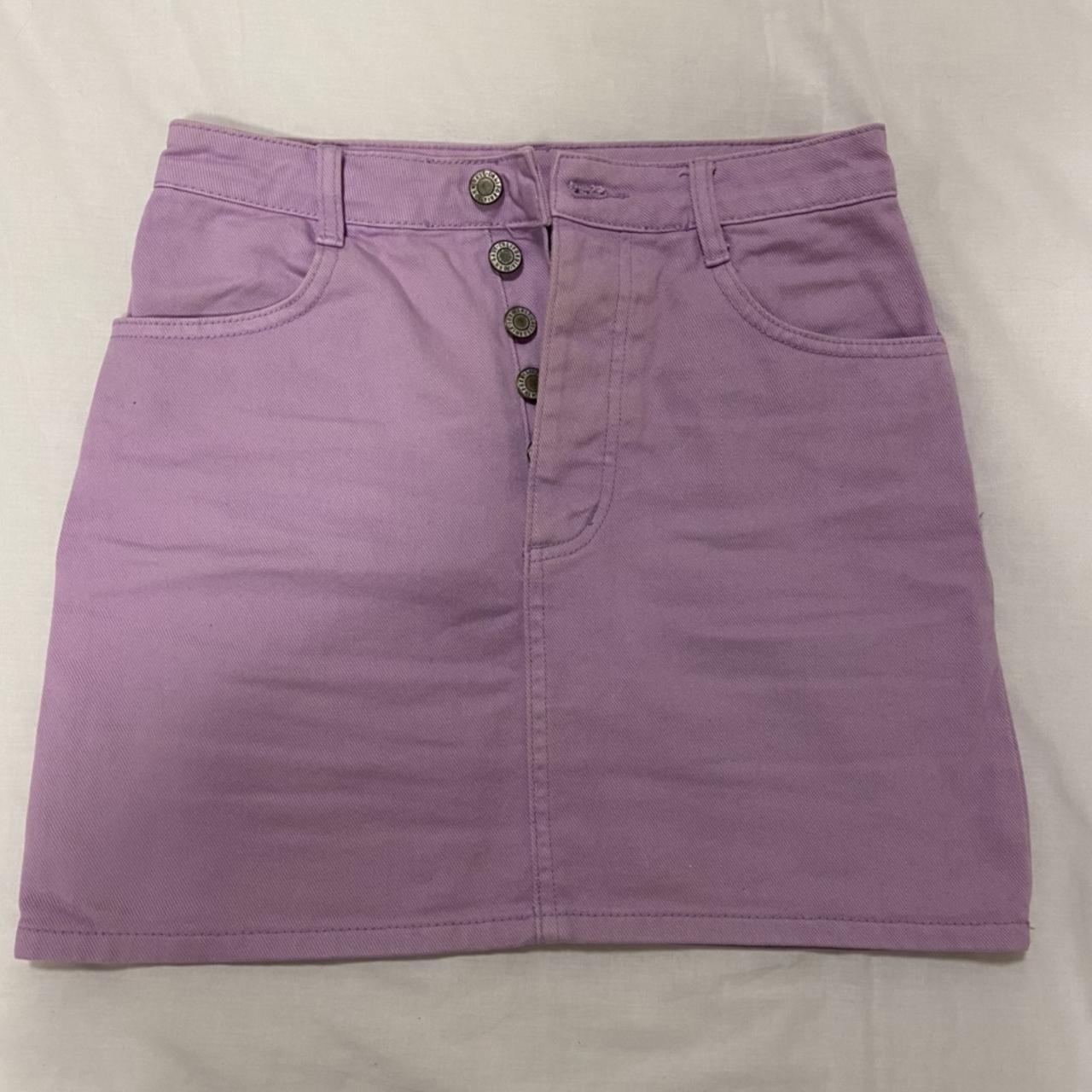 2023 Spring New Personality Fashion Purple Denim Skirt American Toolin –  Lee Nhi Boutique
