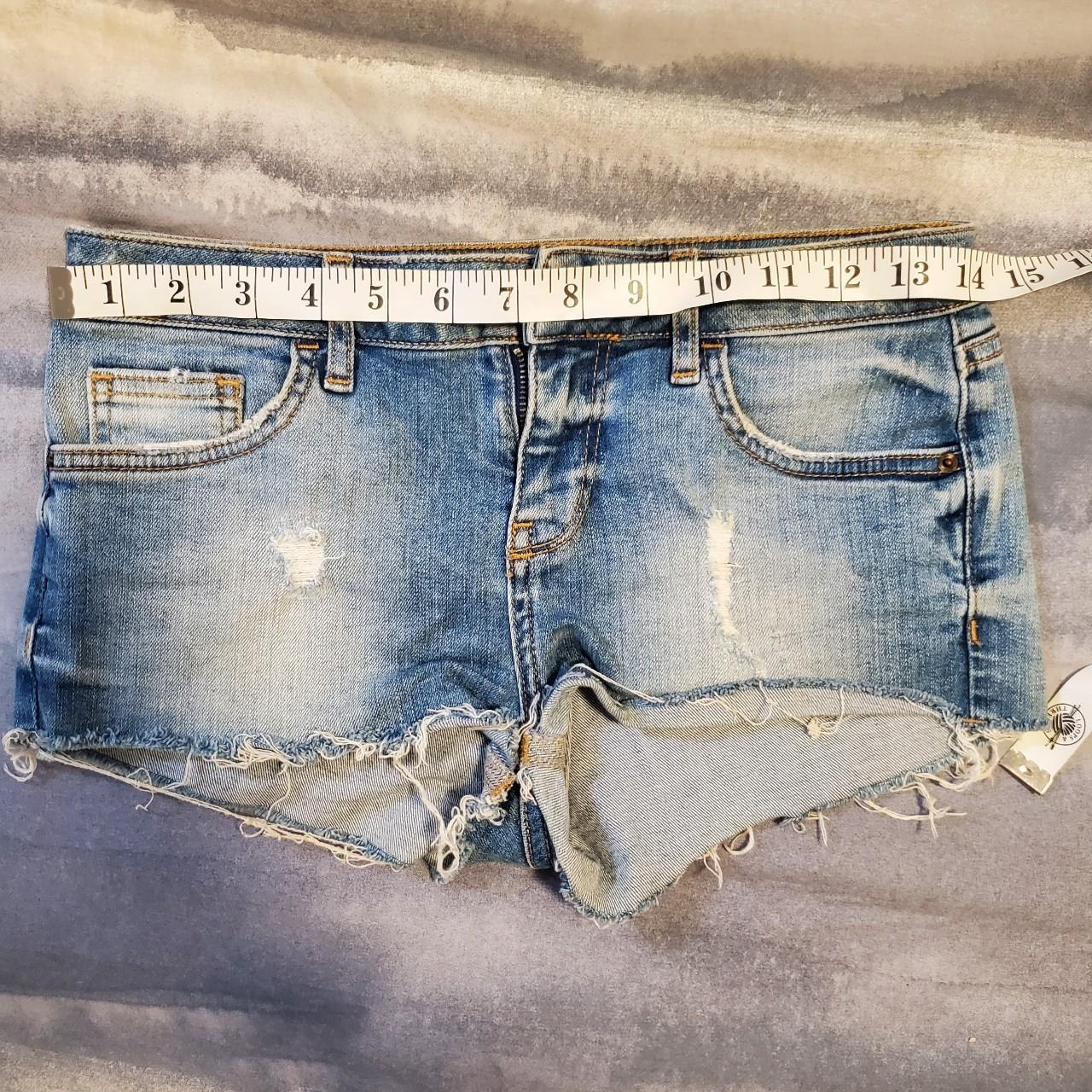 Y2K Low rise jean shorts Topshop denim shorts Short Depop