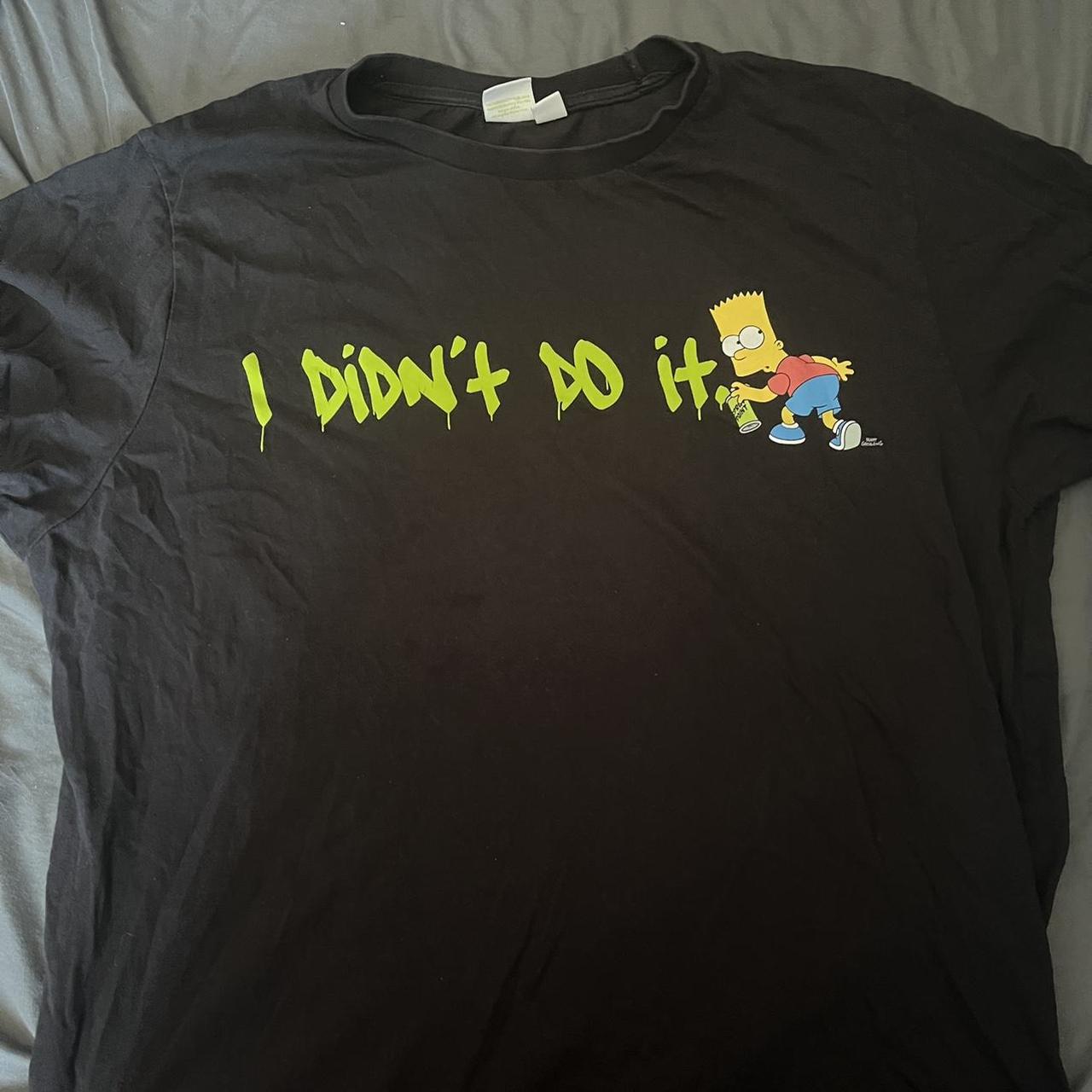 Primark Men's Black and Green Tshirt Depop