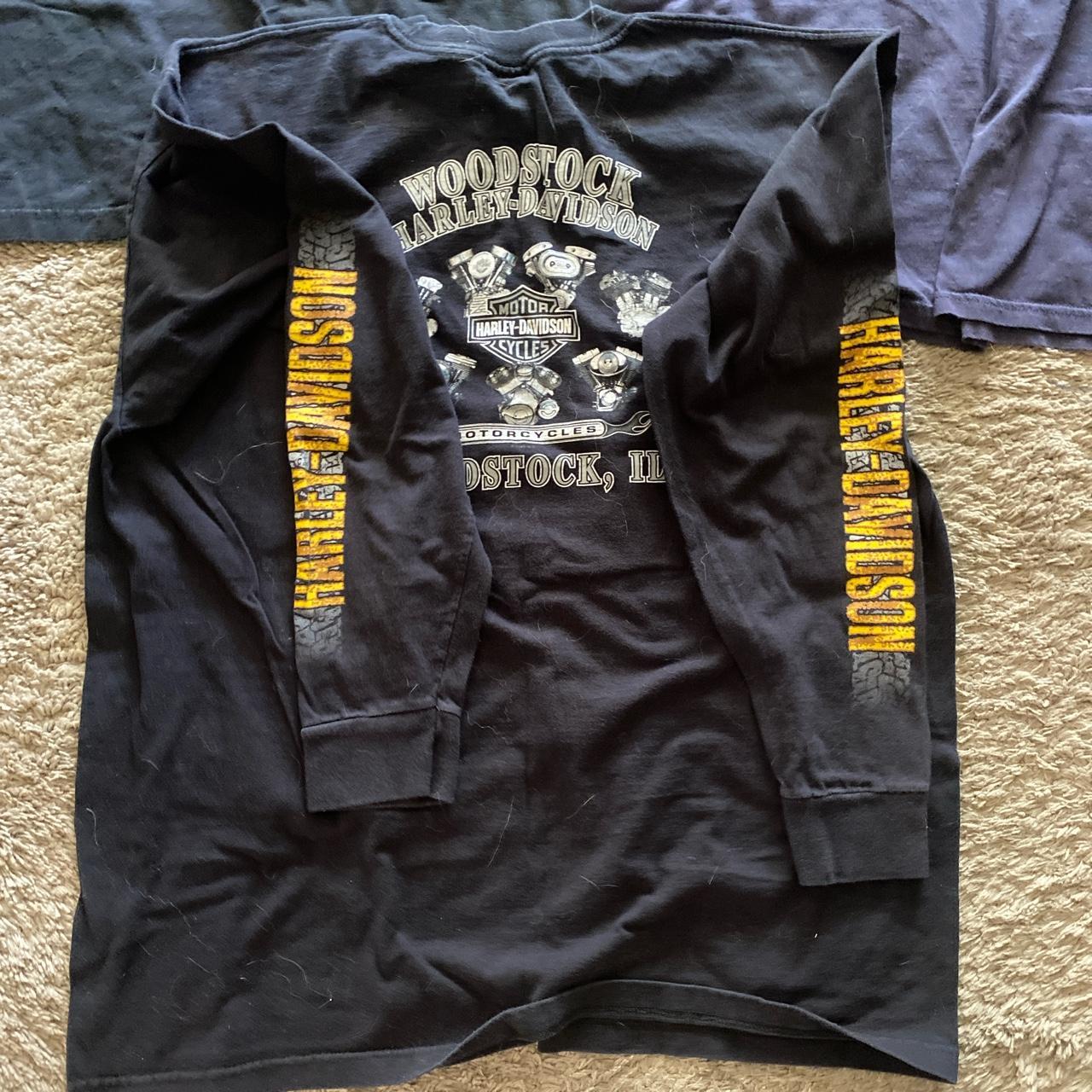 Harley Davidson Woodstock Illinois shirt - Depop