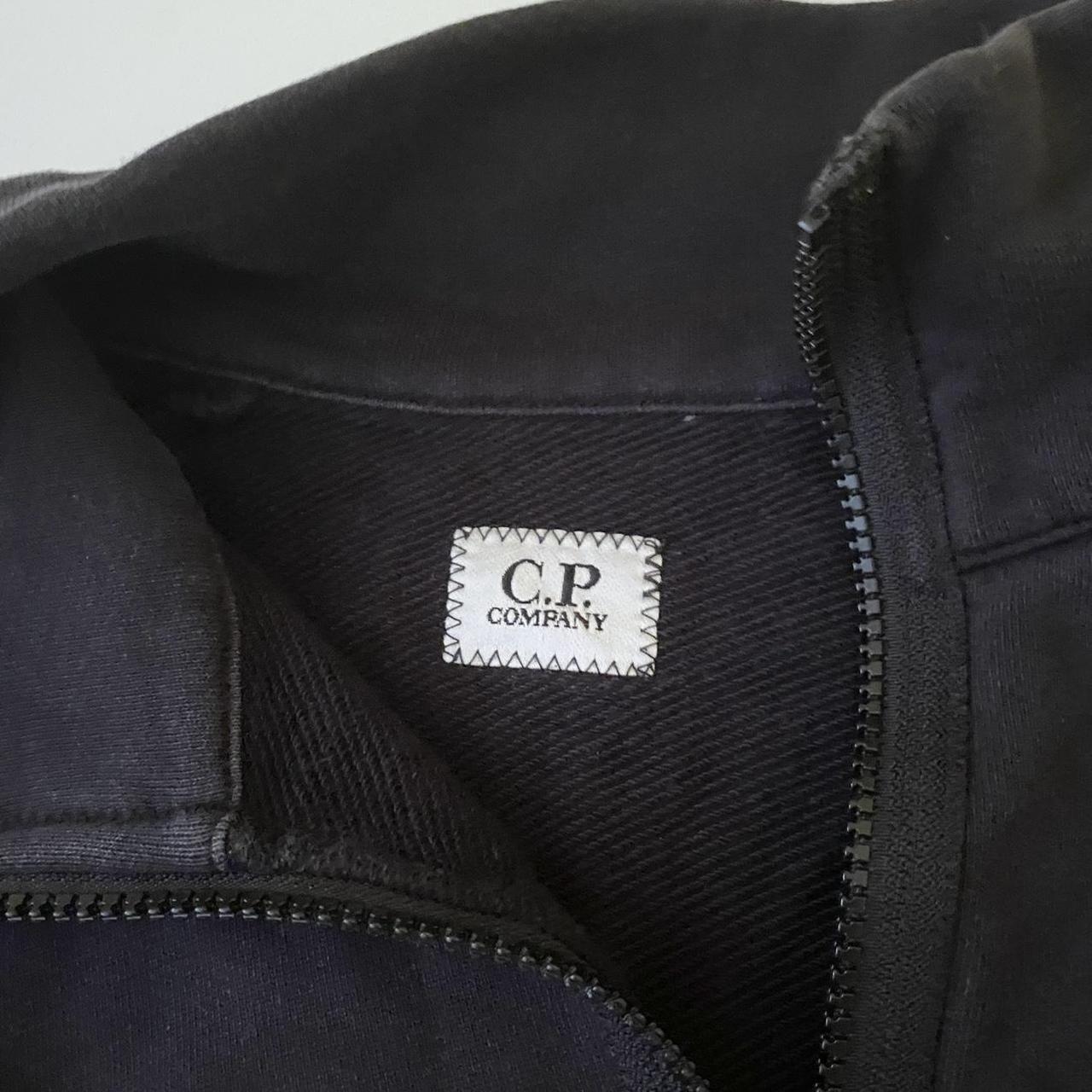 cp company jacket mens black jumper good condition,... Depop
