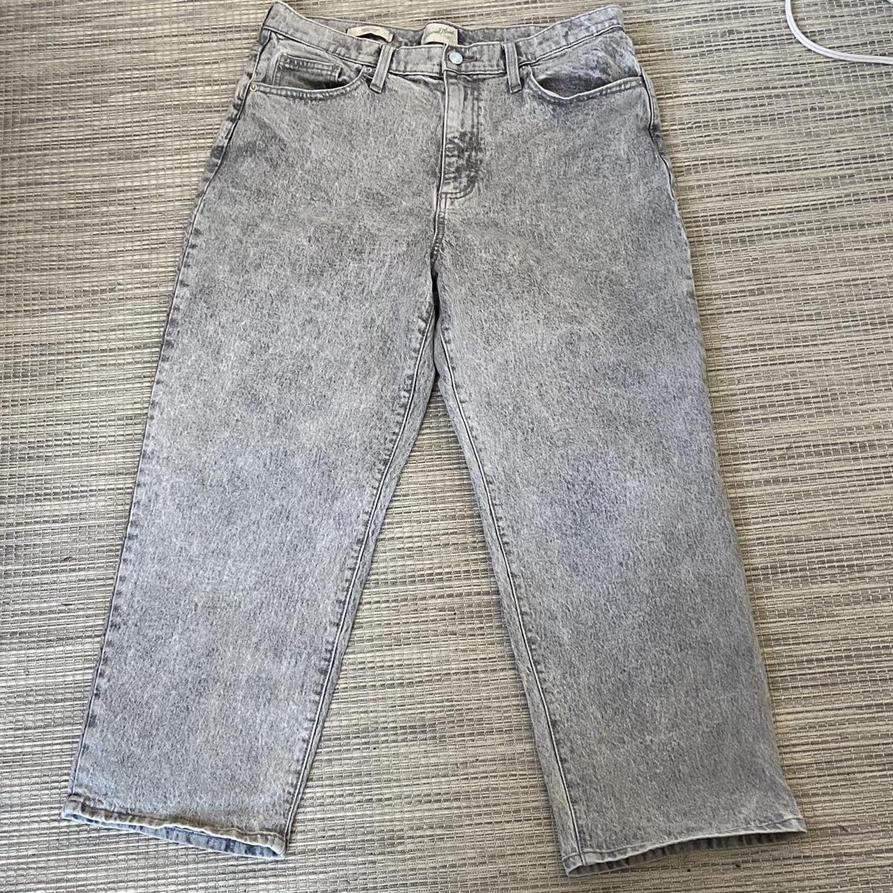 universal threads vintage straight grey jeans these... - Depop